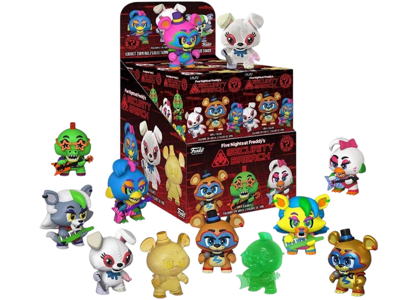 Funko Mystery Minis Five Nights at Freddy's: Security Breach Sealed Case (12 Blind Boxes)