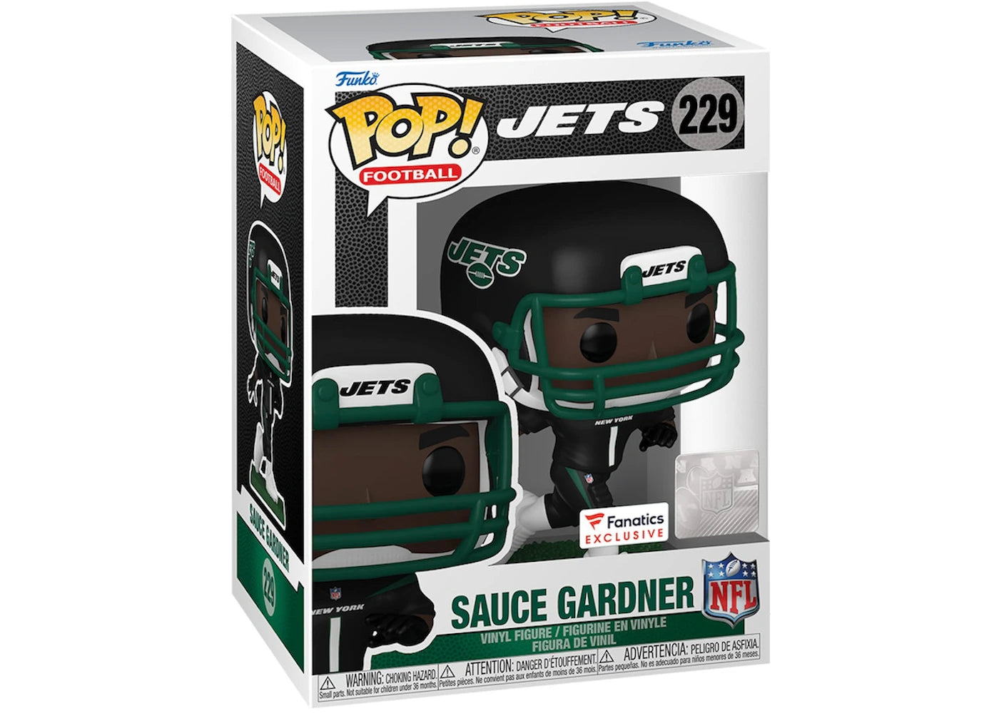 Funko New York Jets Ahmad Sauce Gardner (Fanatics Exclusive) Figure #229