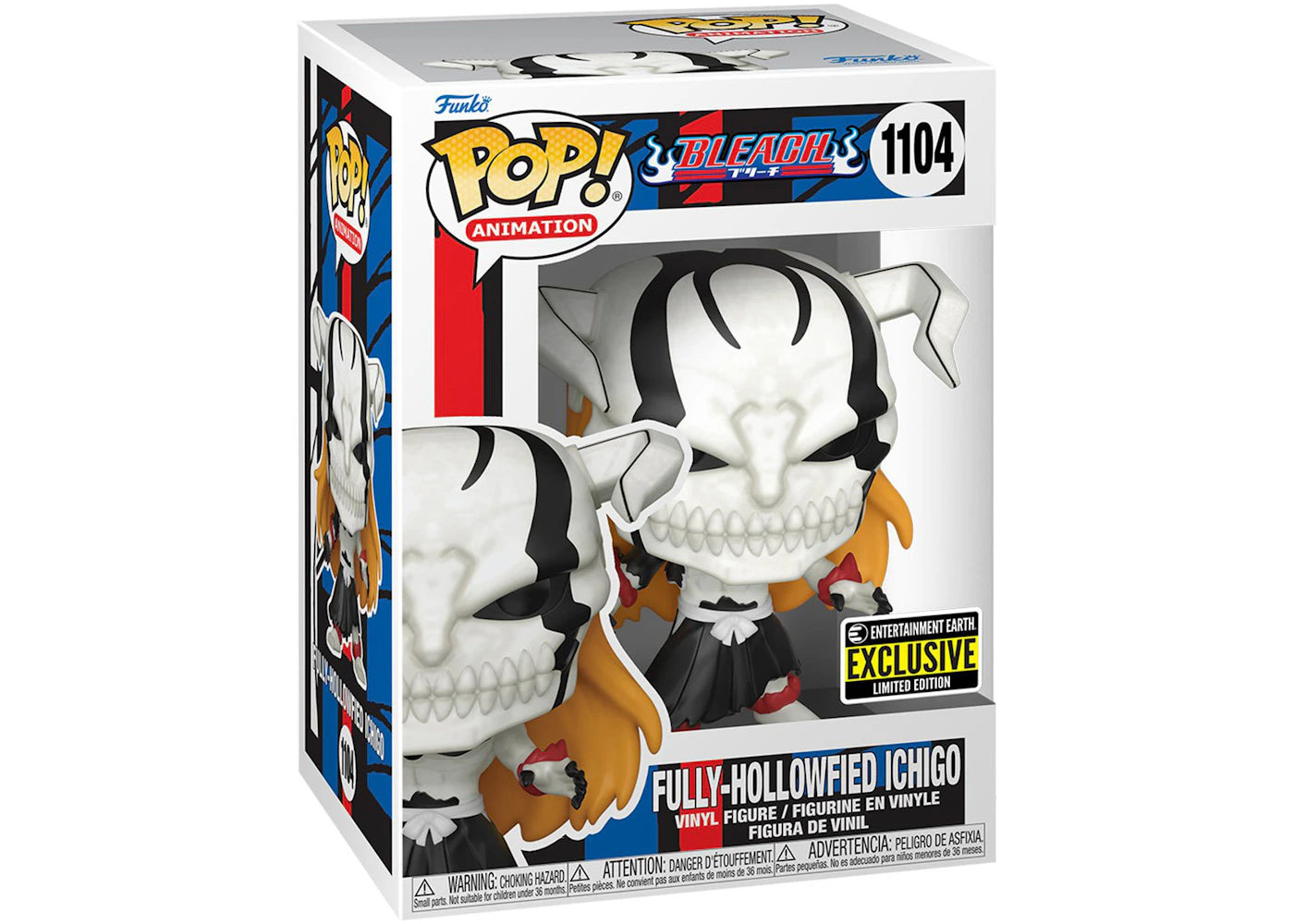 Funko Pop! Animation Bleach Fully-Hollowfied Ichigo Entertainment Earth Exclusive Figure #1104