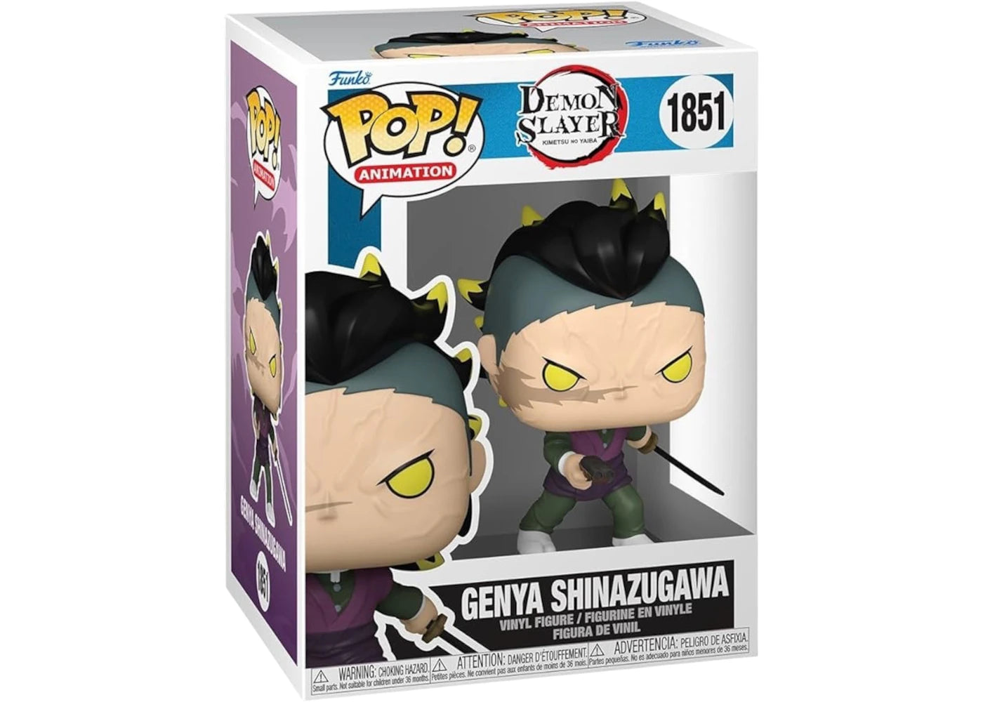 Funko Pop! Animation Demon Slayer Genya Shinazugawa (Demon Form) Figure #1851