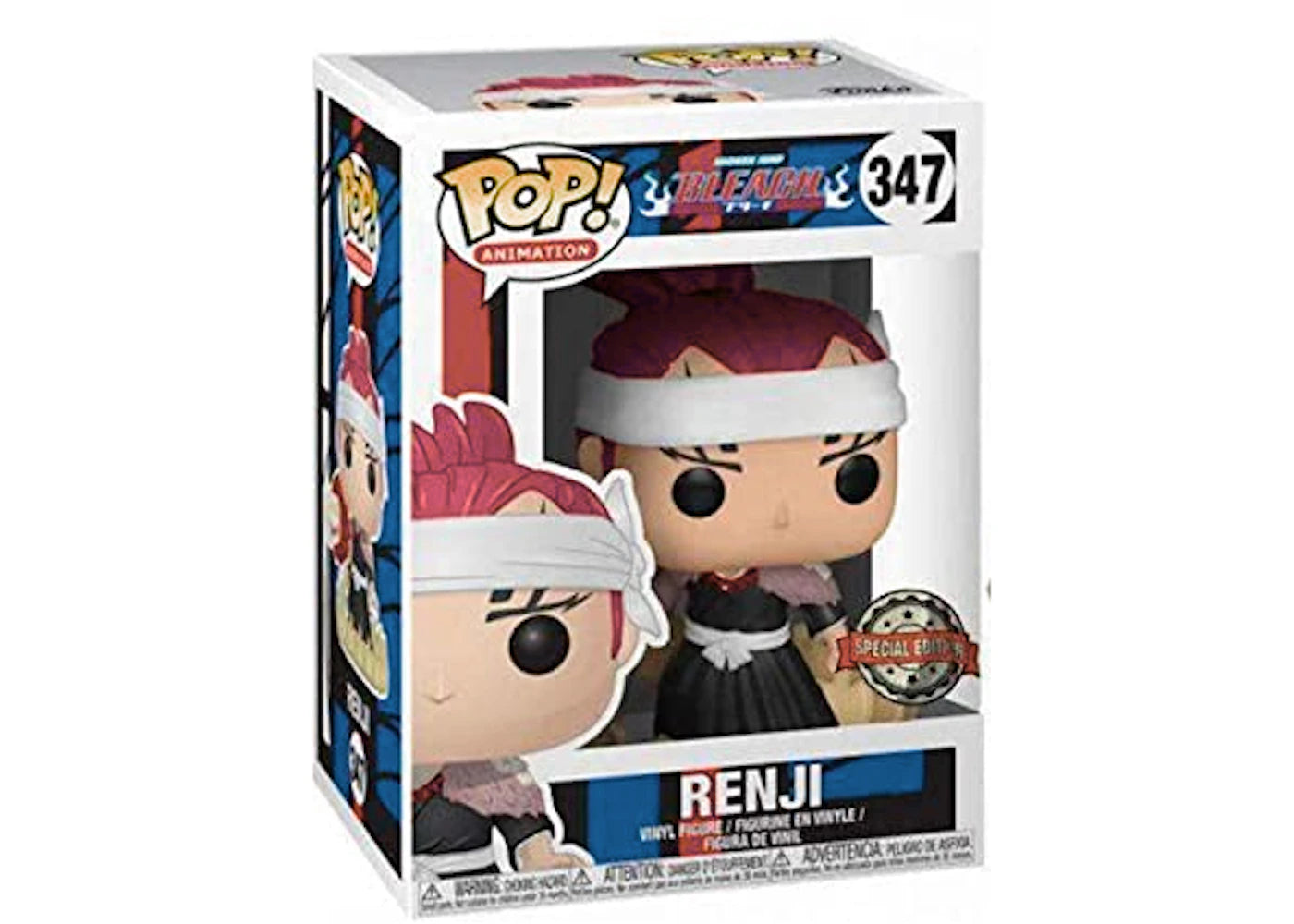 Funko Bleach Renji with Bankai Sword Special Edition Figure #347 Red