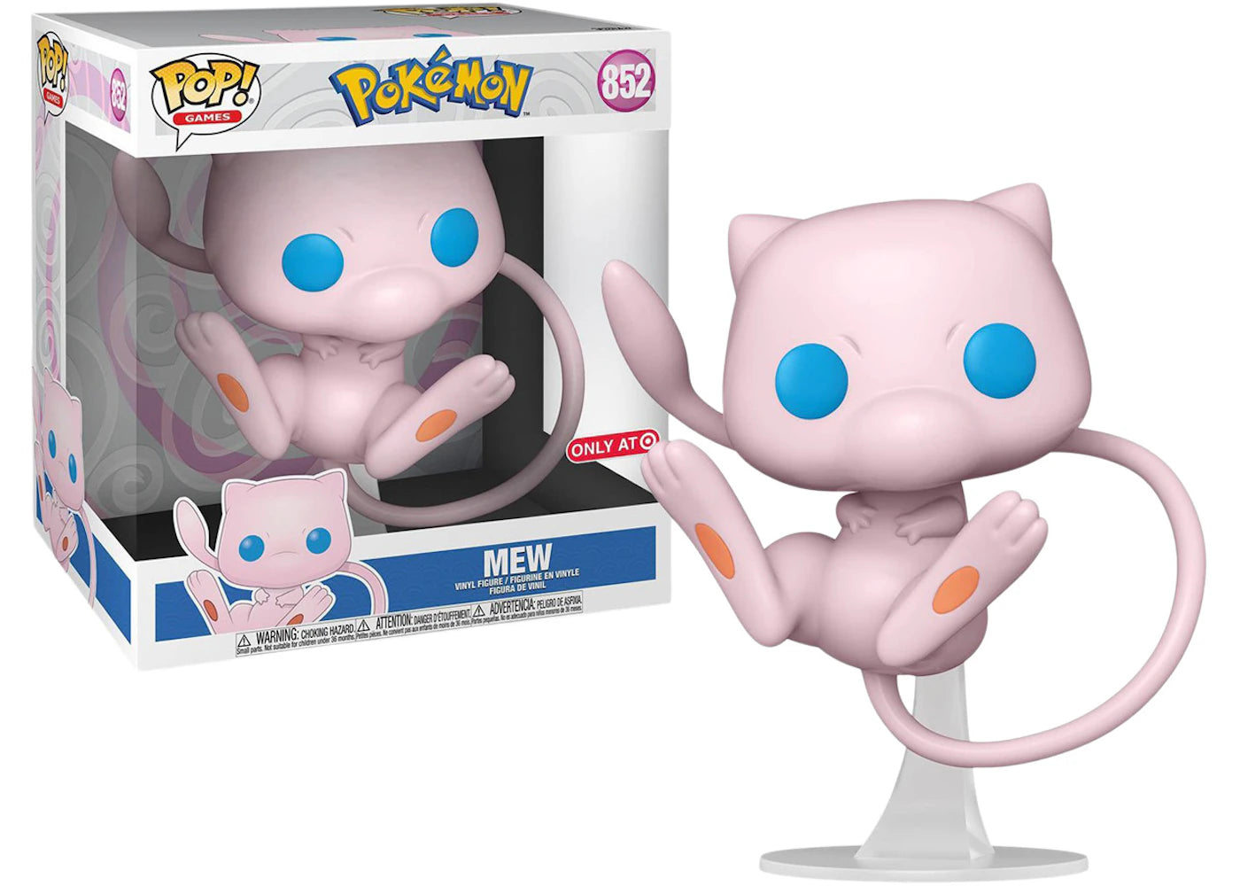 Funko Pop! Games Pokemon Mew Target Exclusive 10 Inch Figure #852