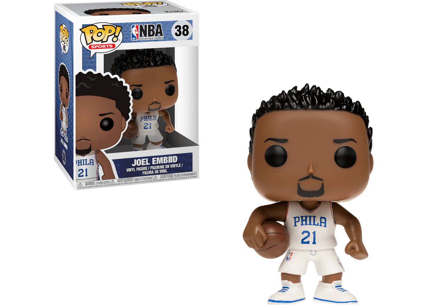 Funko Pop! Sports NBA Joel Embid (White Jersey) Figure #38