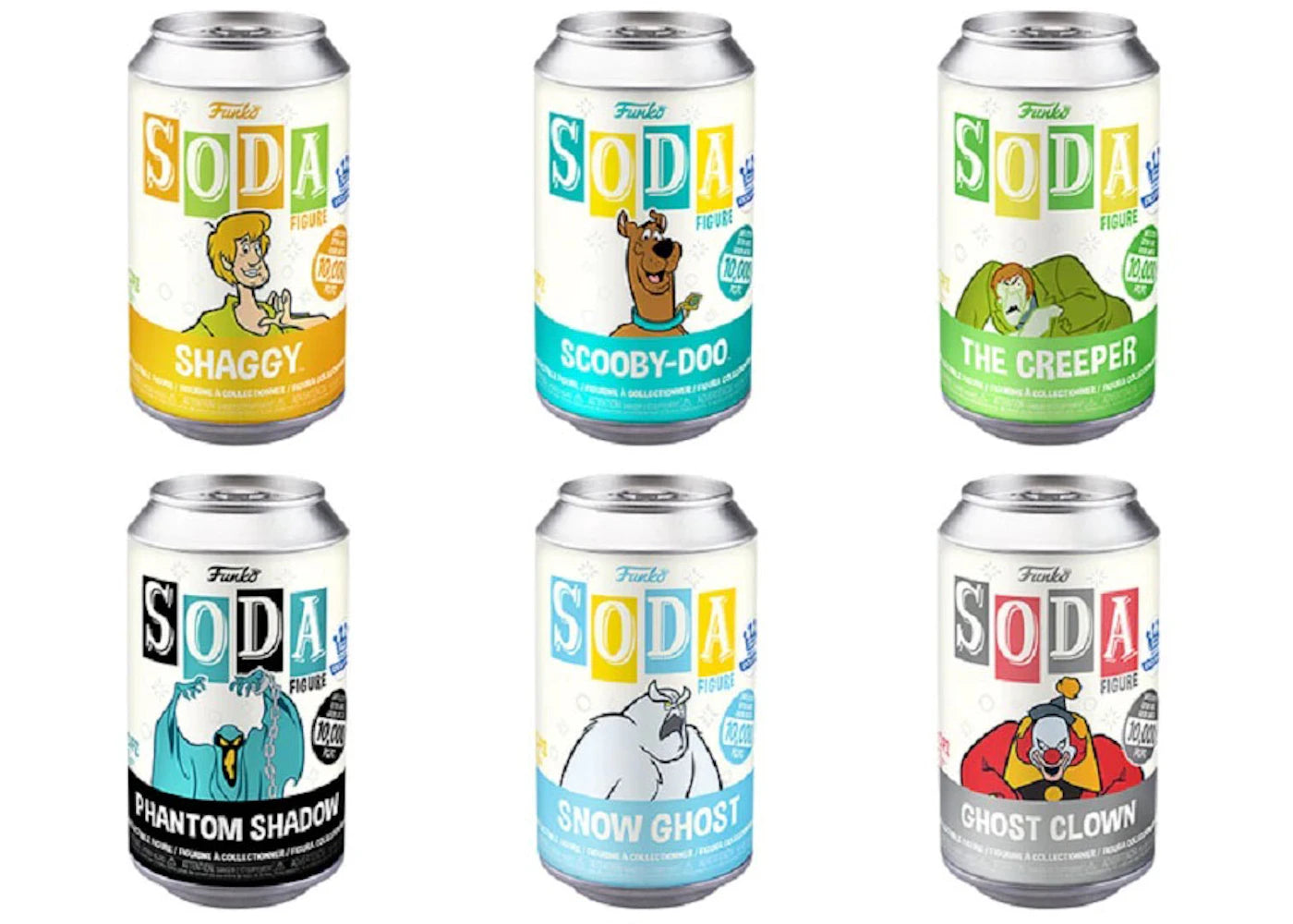 Funko Soda Scooby Doo Sealed Can Set with Loungefly Cooler Funko Shop Exclusive 6-Pack