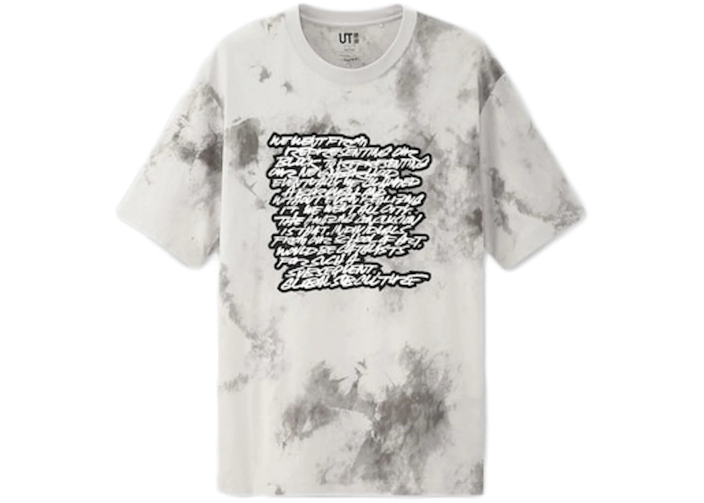 Futura Laboratories x Uniqlo Script T-Shirt Light Grey