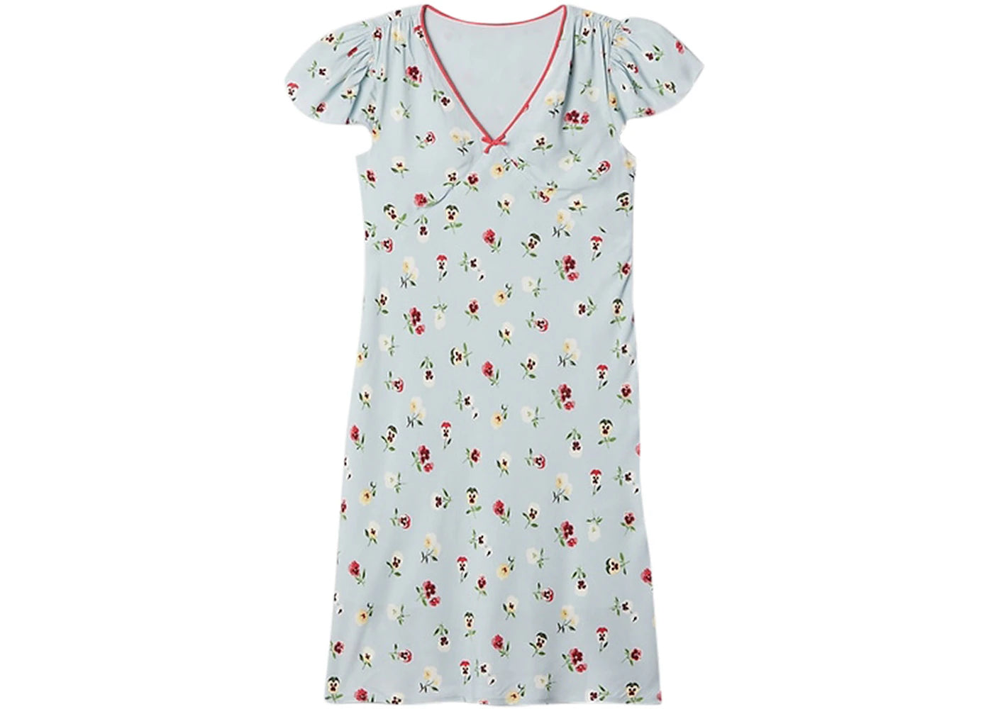 Gap x DÔEN Floral Mini Dress Dublin Blue Floral Print