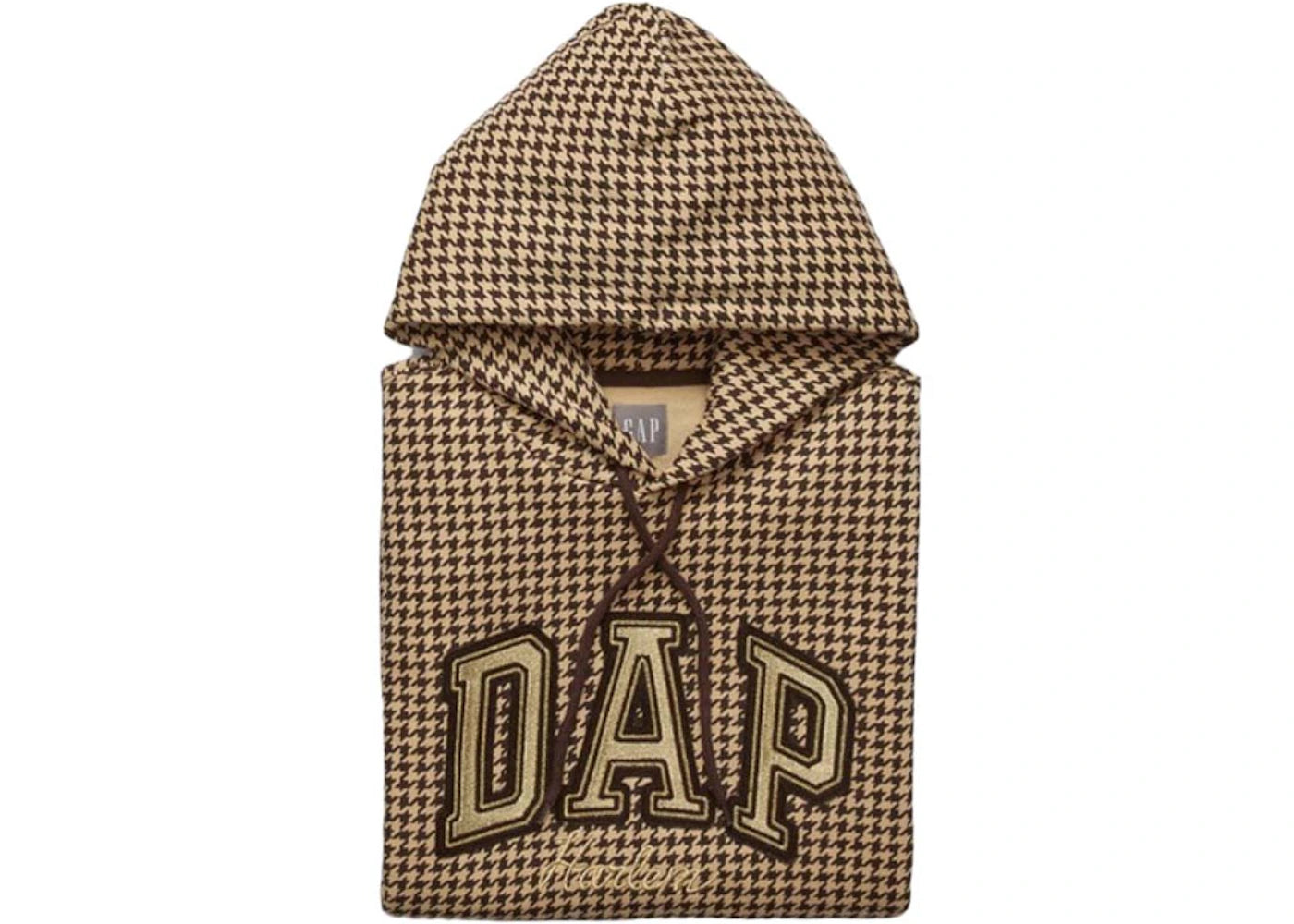 Gap x Dapper Dan DAP Arch Logo Hoodie Camel