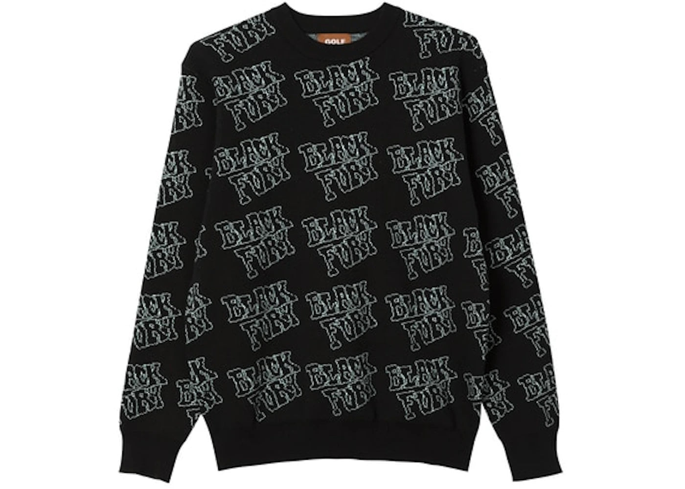 GOLF Black Fury Jacquard Sweater Black