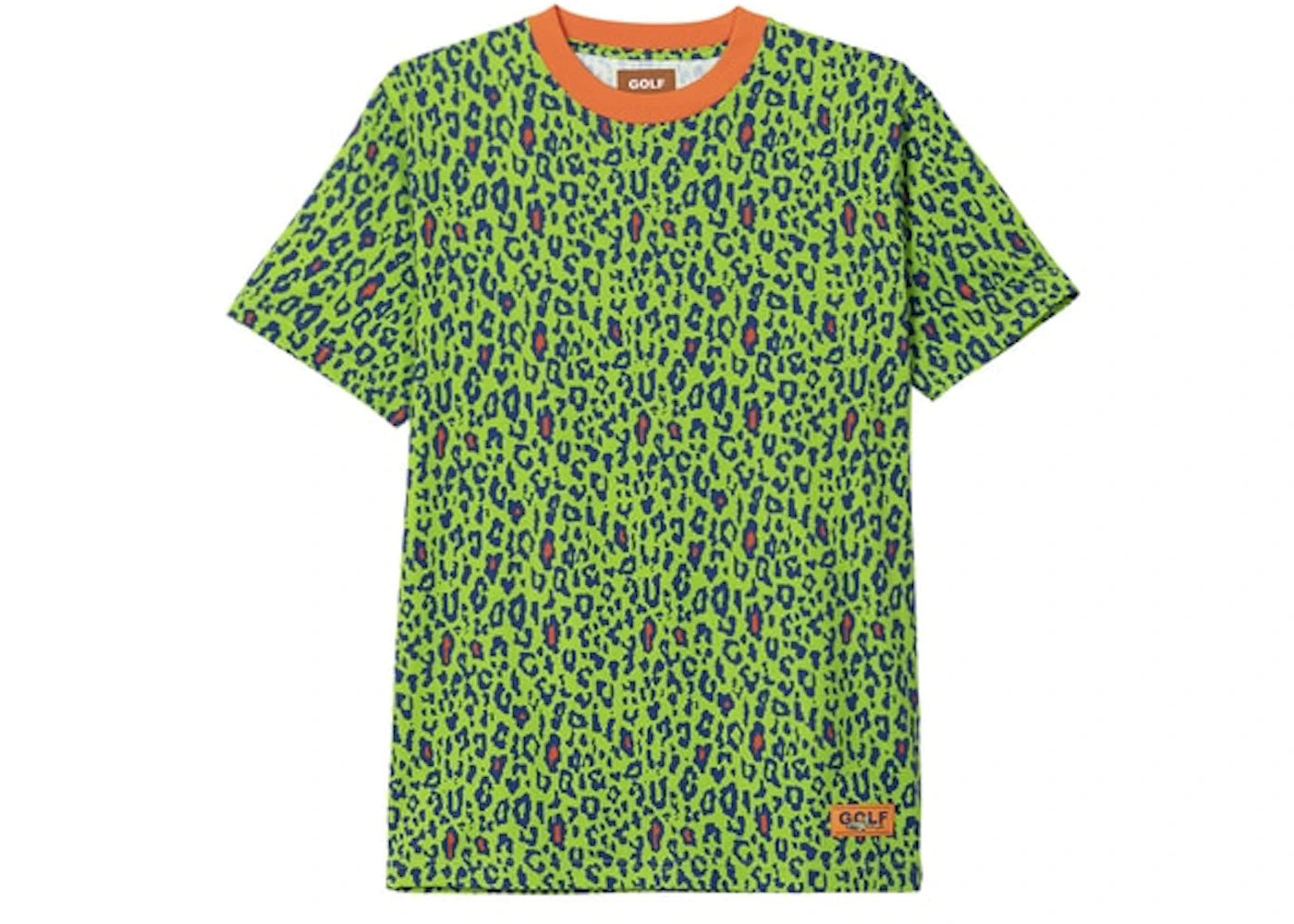 GOLF Digi Leopard Tee White