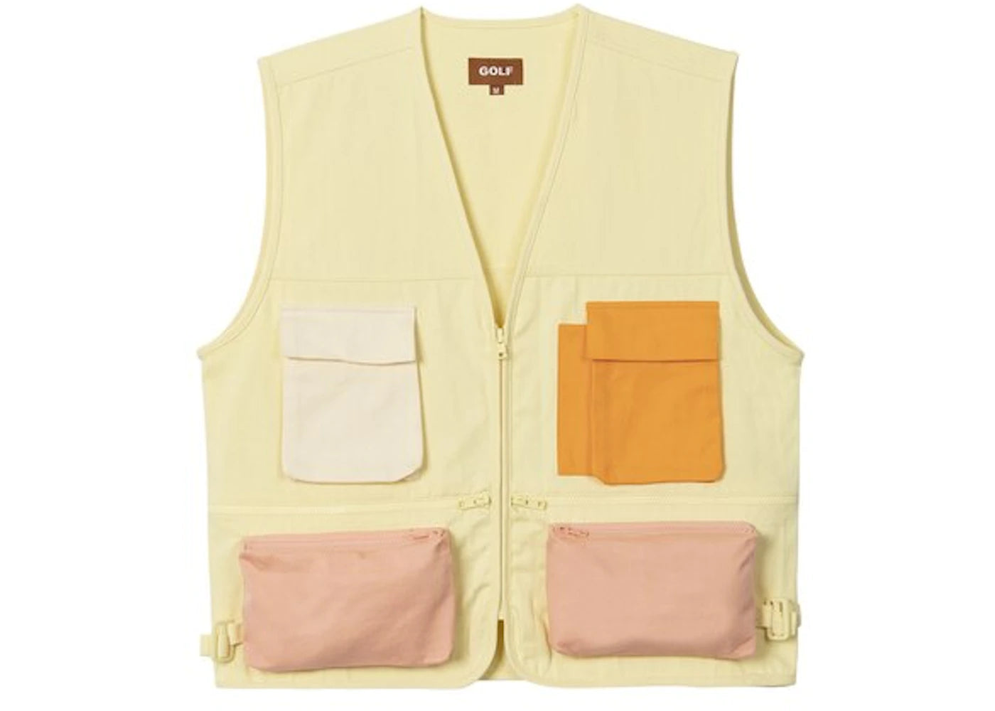 GOLF Le FLEUR Utility Vest Cream
