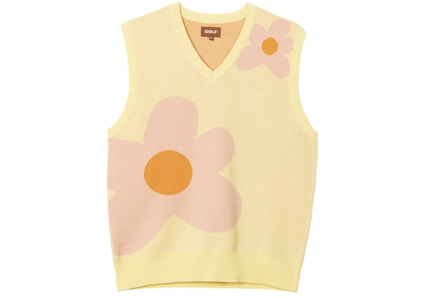 GOLF Le Fleur Sweater Vest Cream