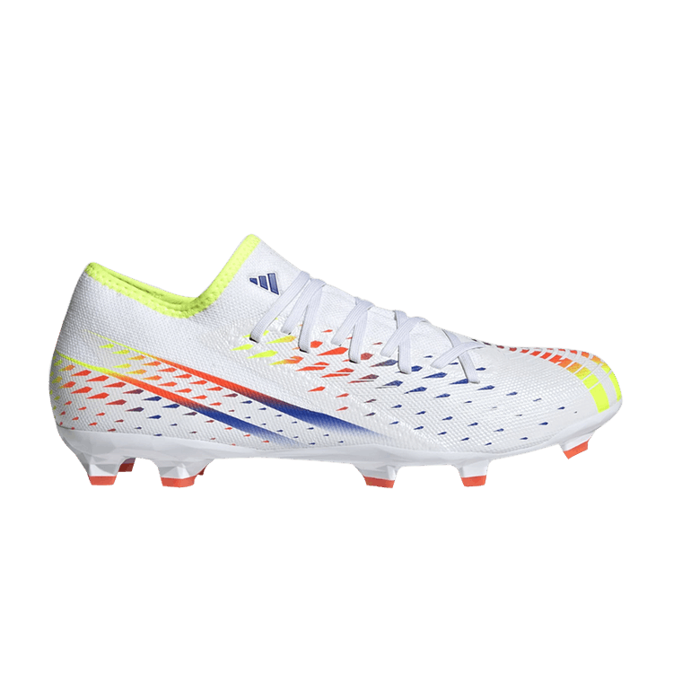 adidas Predator Edge.3 Low FG Cloud White Solar Yellow Power Blue