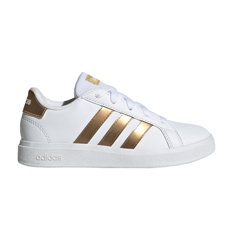 adidas Grand Court Sustainable Cloud White Matte Gold (GS)