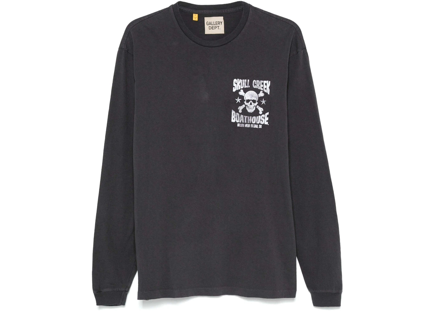 Gallery Dept. Skull Creek LS T-shirt Vintage Black