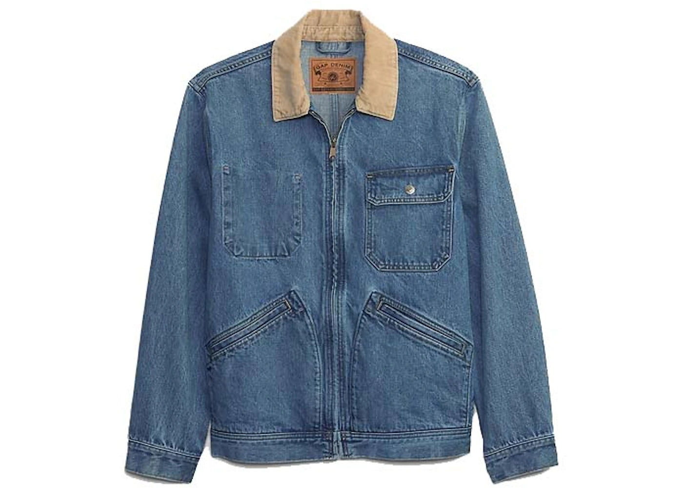 Gap Re-Issue × Sean Wotherspoon Denim Chore Jacket with Washwell Worn Medium Blue