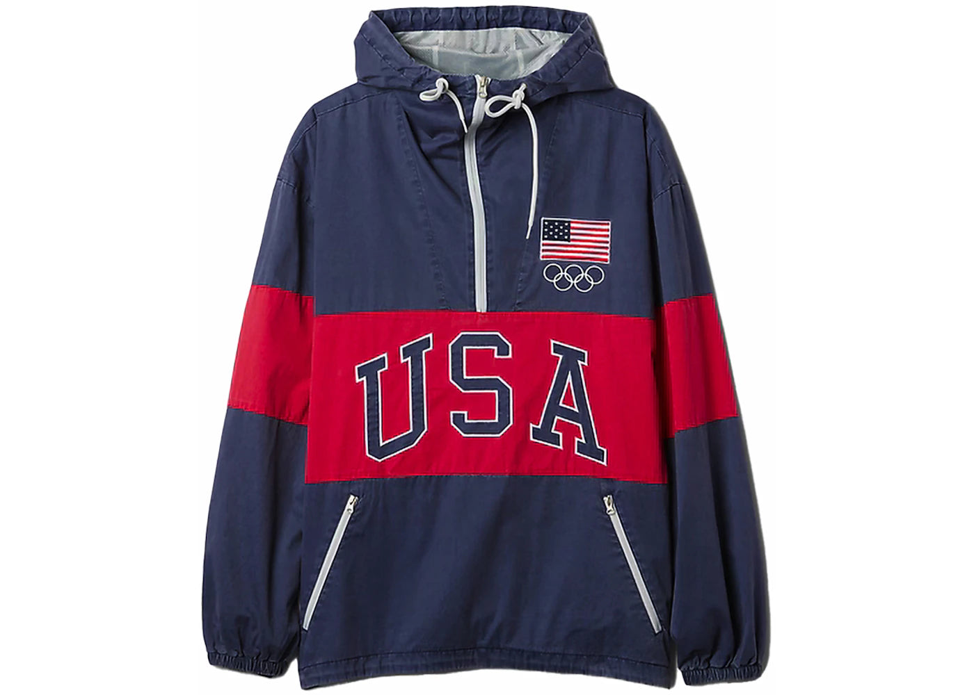 Gap Team USA Oversized Anorak Jacket Navy