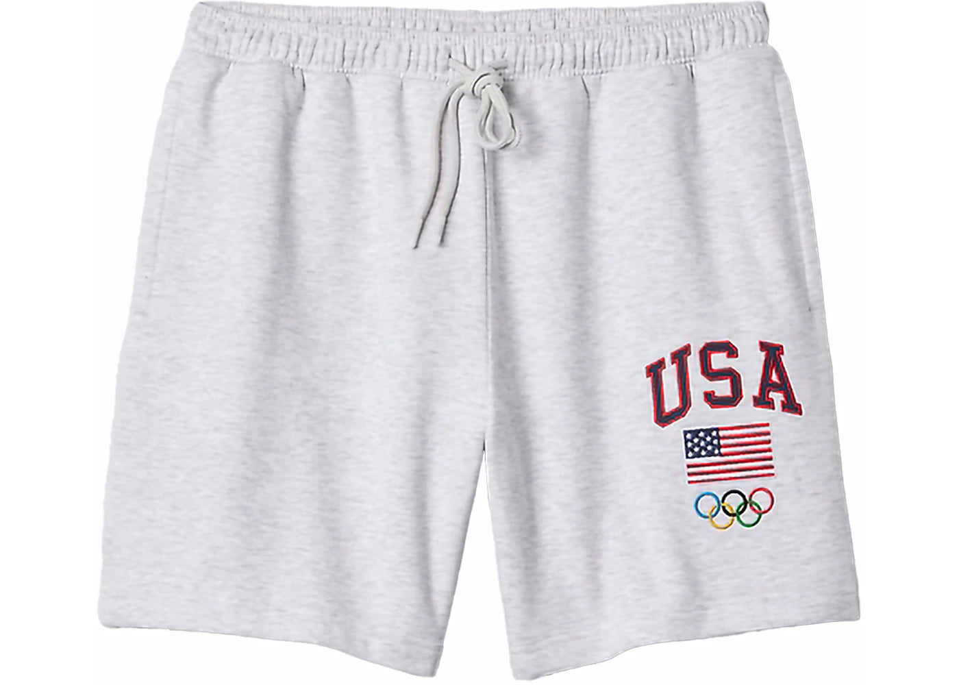 Gap Team USA Sweat Shorts Pale Heather Grey