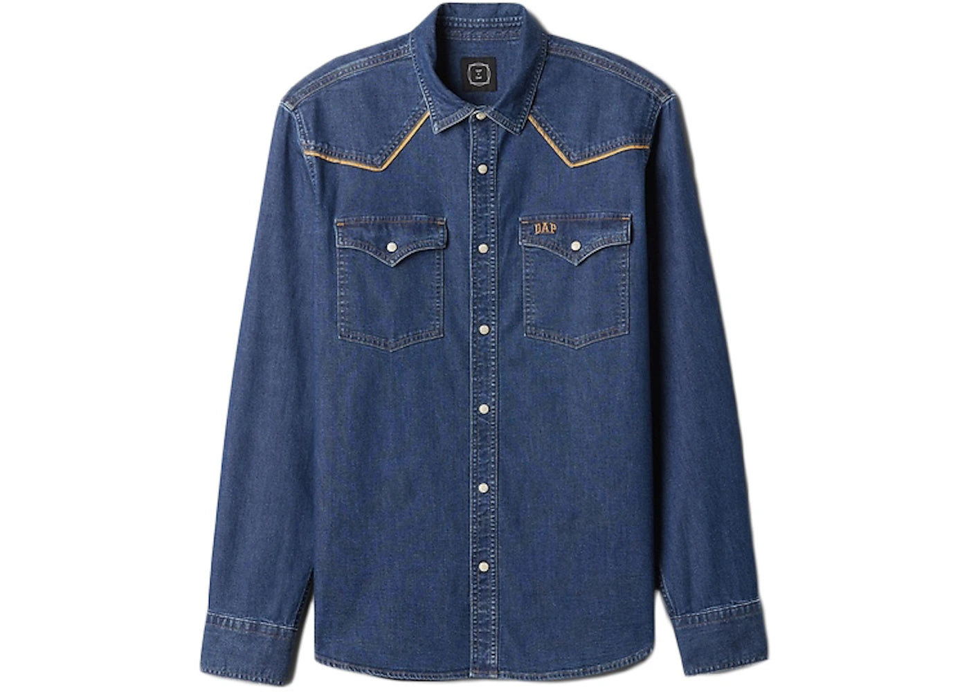 Gap x DAP Denim Western Shirt Medium Indigo