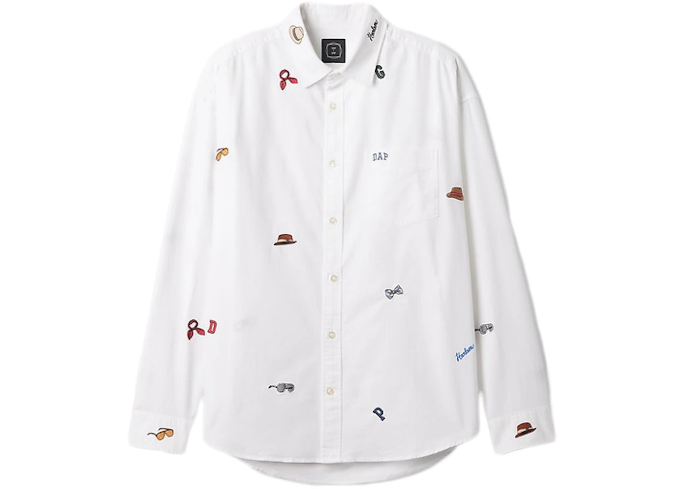 Gap x DAP Embroidered Oxford Shirt Optic White