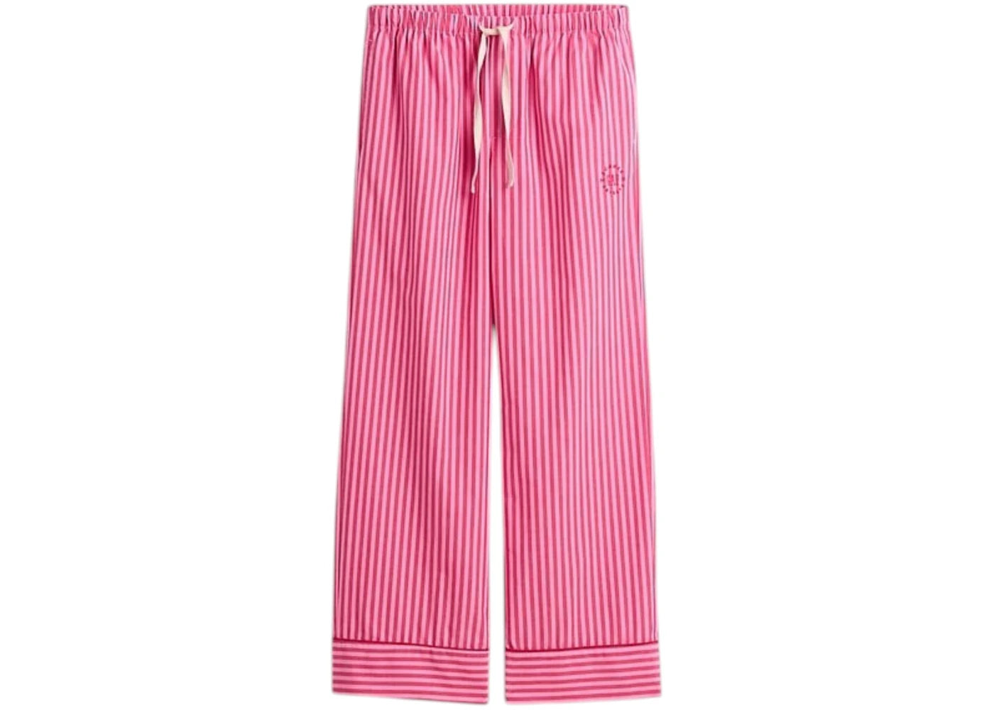 Gap x Summer Fridays Relaxed Poplin Stripe PJ Pants Stripe Red Online Exclusive
