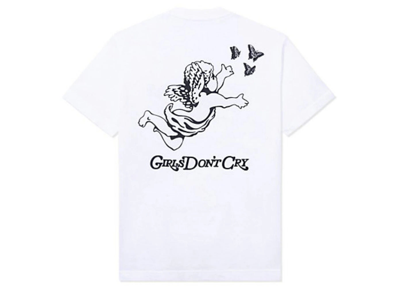 Girls Don't Cry GDC Angel Logo S/S T-Shirt White