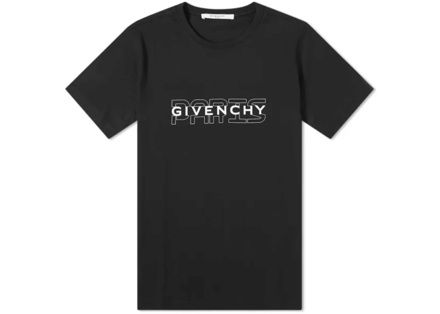 Givenchy 2D Paris Logo T-shirt Black