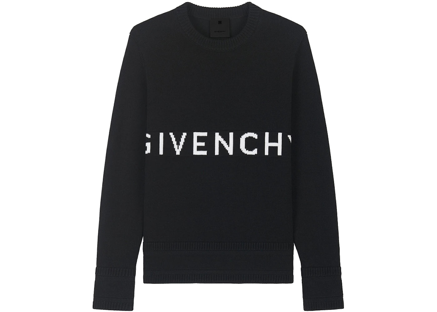 Givenchy 4G Knitted Cotton Crewneck Black