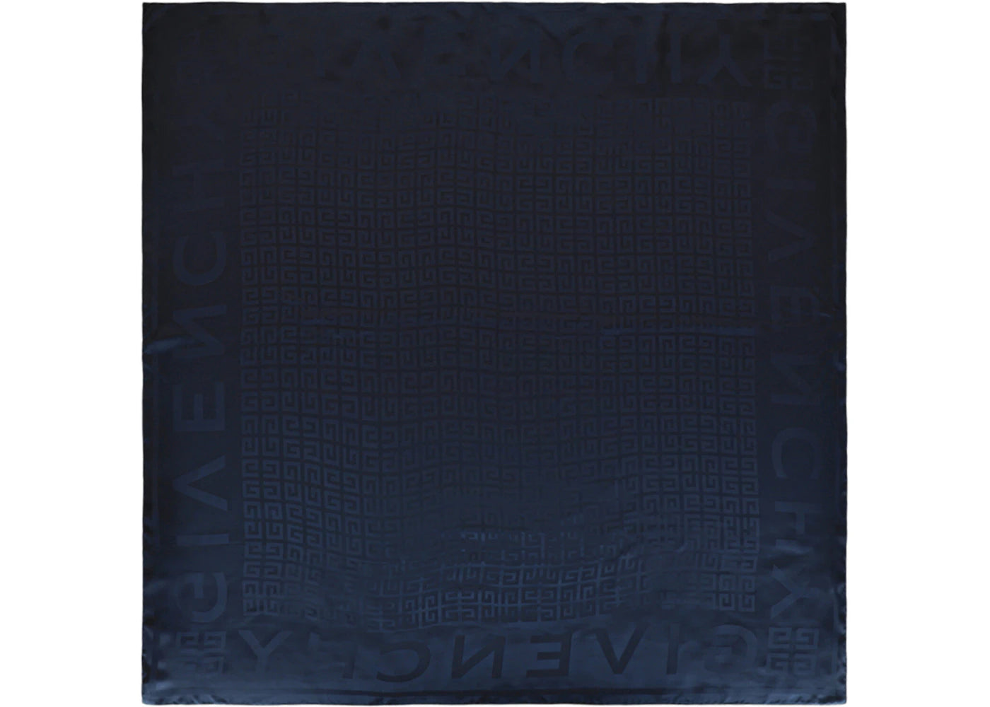 Givenchy 4G Logo Silk Shawl Navy