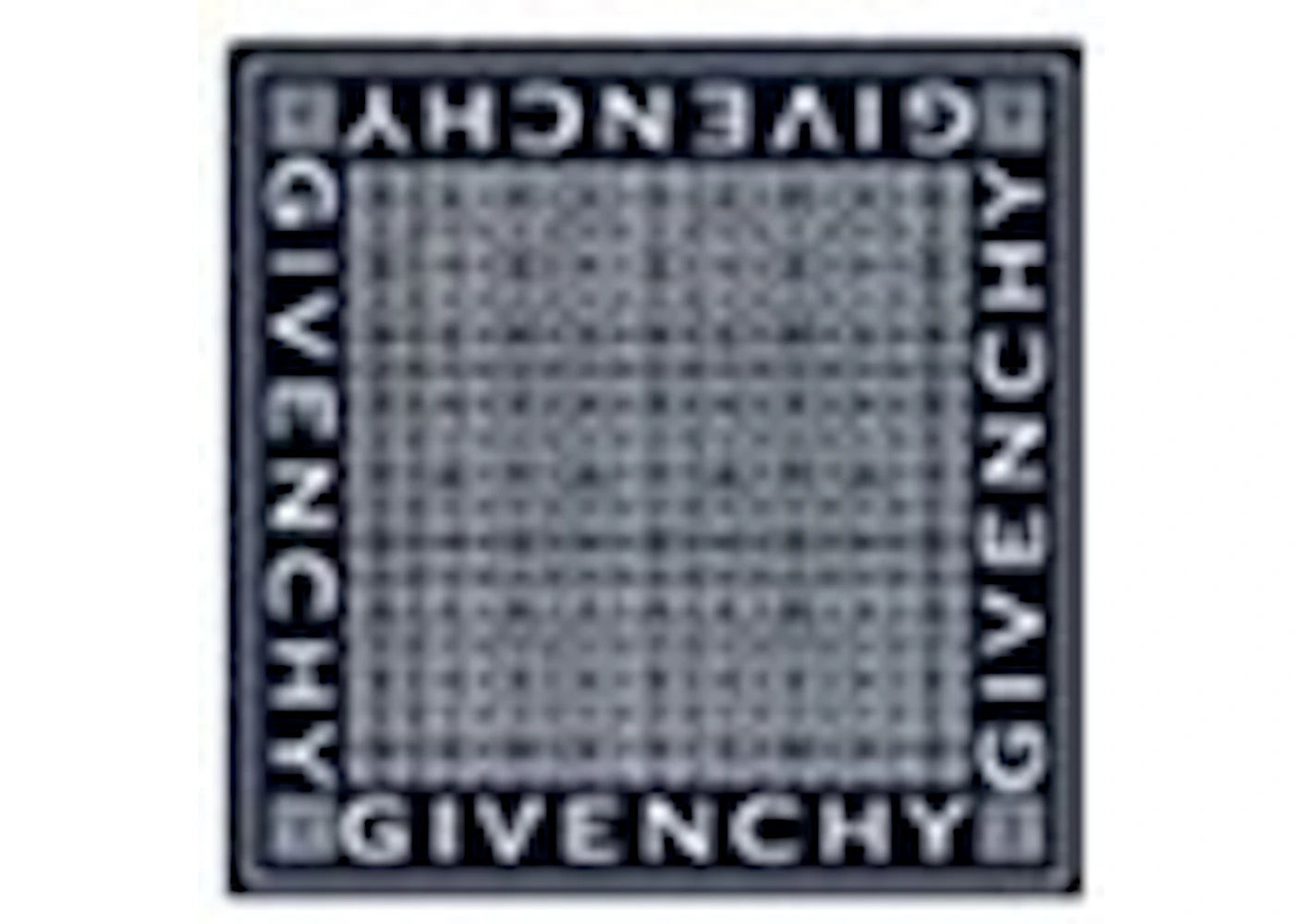 Givenchy 4G Logo Square Scarf Navy
