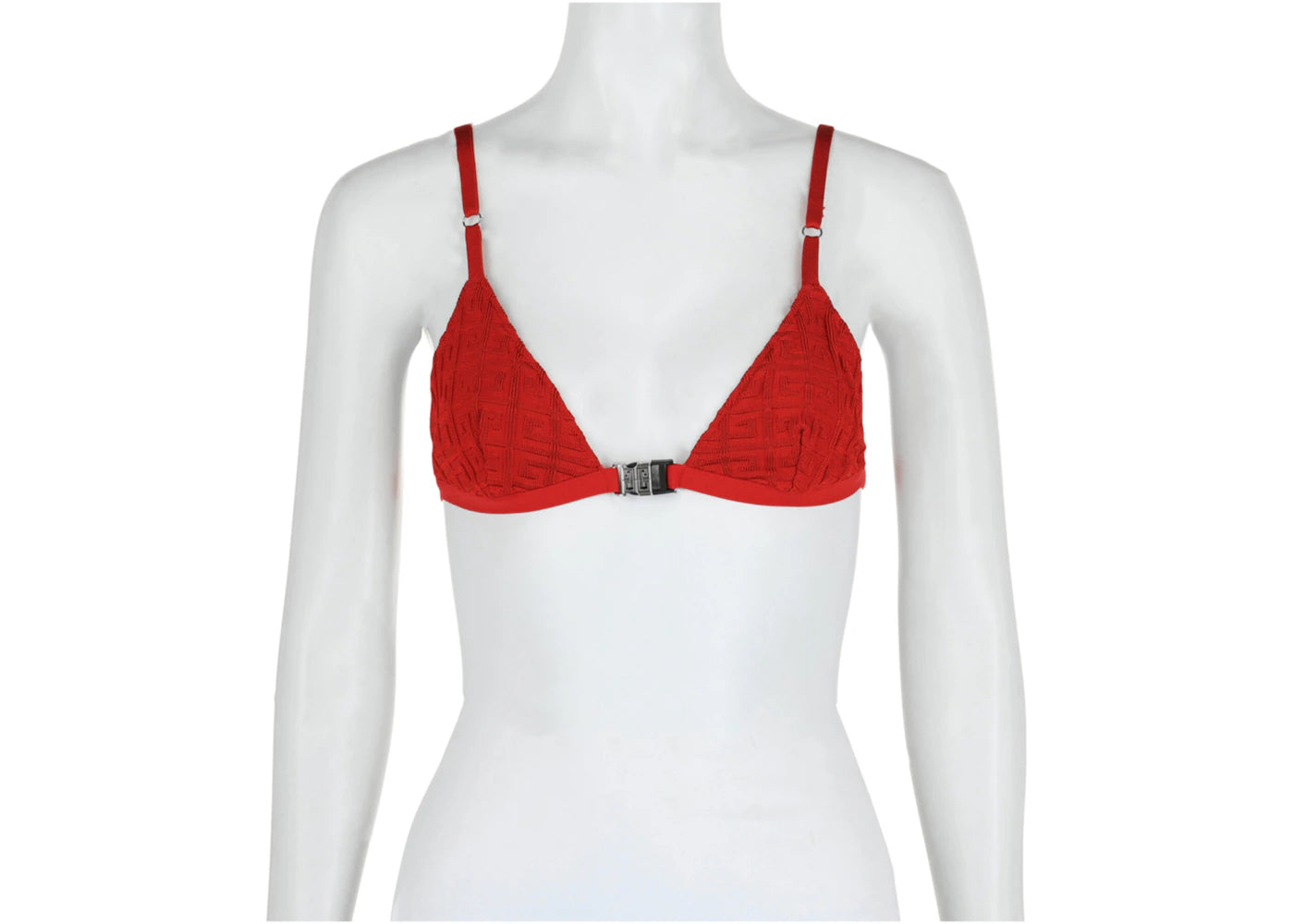 Givenchy 4G Monogram Triangle Bra Vermilion