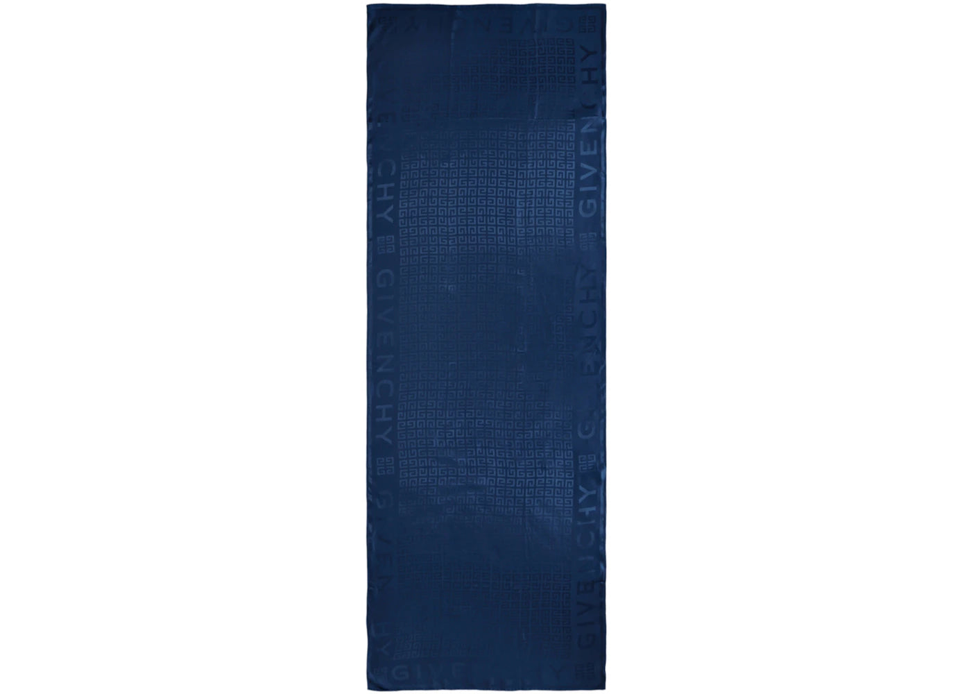 Givenchy 4G Oblong Silk Scarf Navy