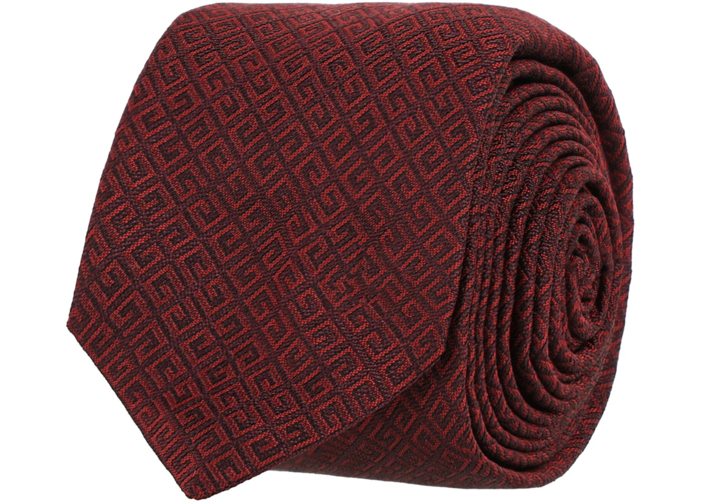 Givenchy 4G Silk Tie Oxblood Red