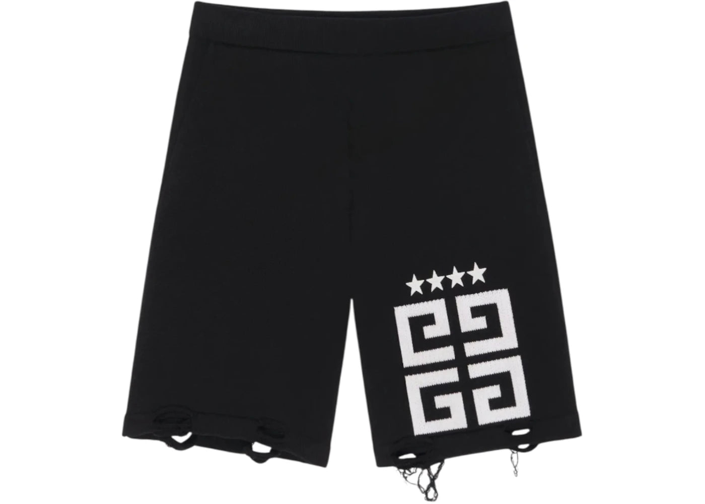 Givenchy 4G Stars Bermuda Shorts Black/White