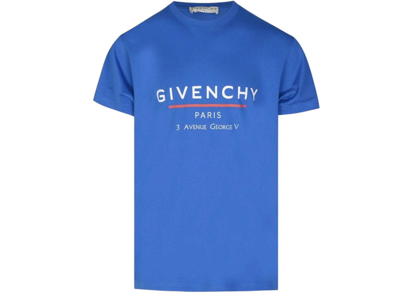 Givenchy Address Logo Oversized Ocean T-Shirt Blue