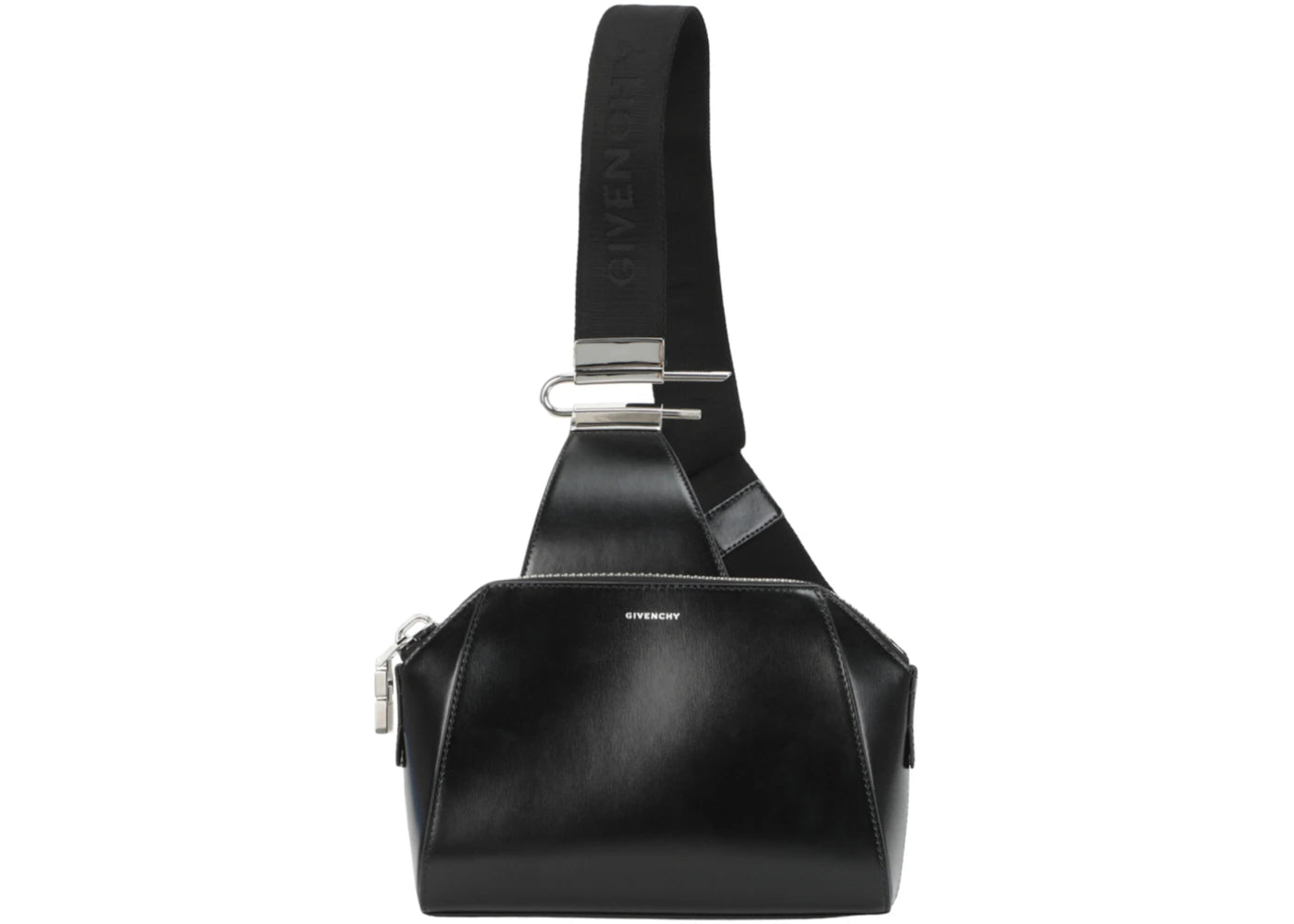 Givenchy Antigona U Crossbody In Box Leather Black