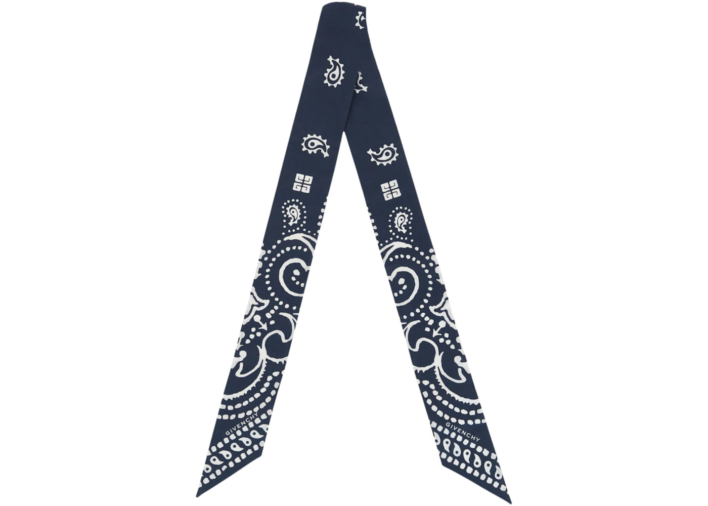 Givenchy Bandana Print Bandeau Navy White
