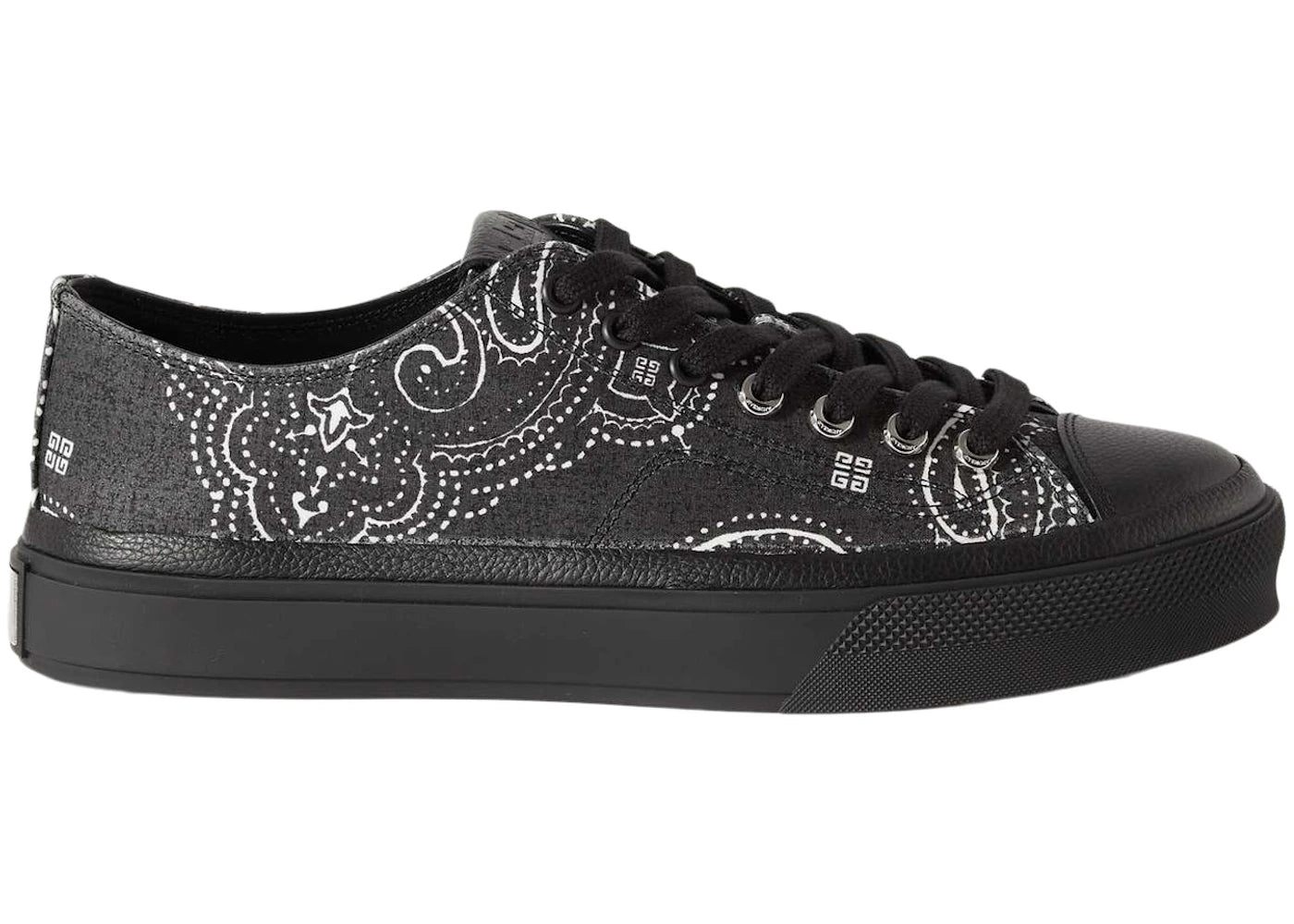 Givenchy City Low-Top In 4G Bandana Black White