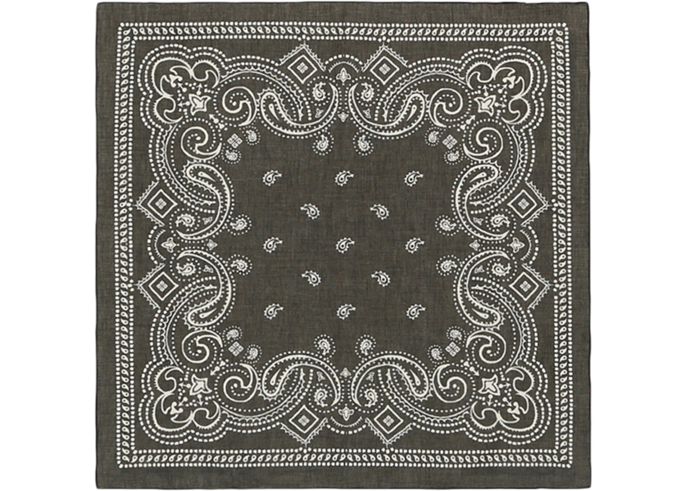 Givenchy Cotton Printed Bandana Black White