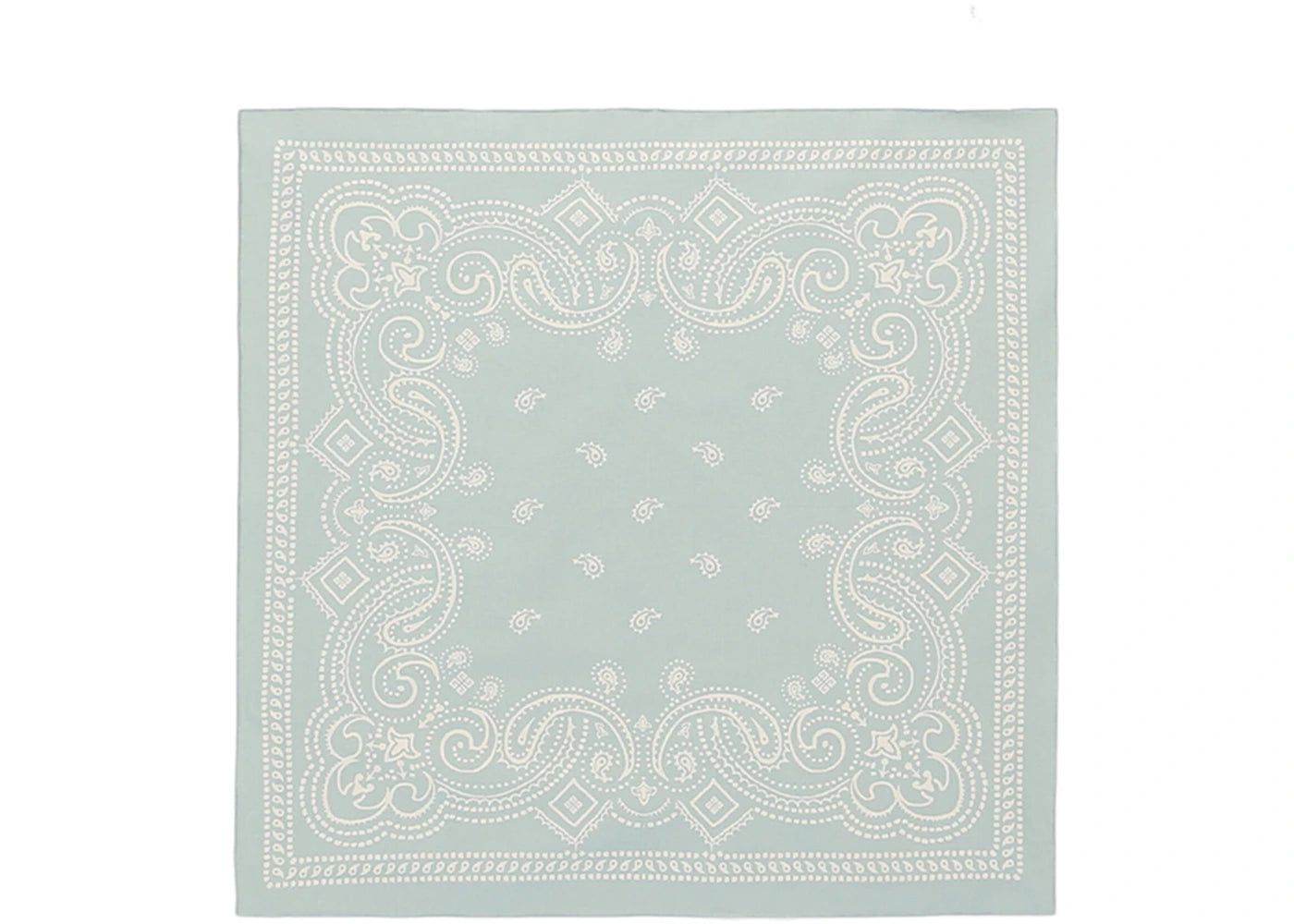 Givenchy Cotton Printed Bandana Sky Blue White