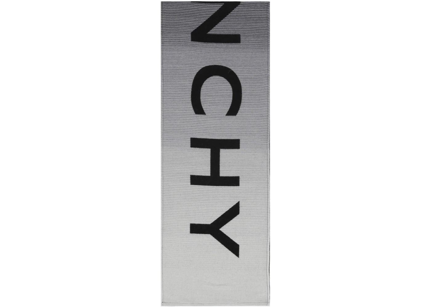 Givenchy Degrade Logo Scarf Black/Grey