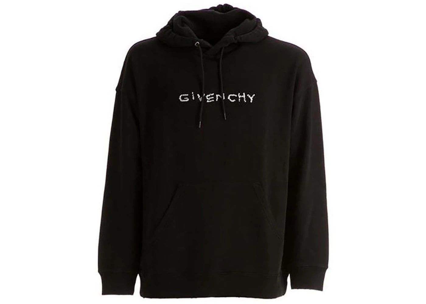 Givenchy Embroidered Imperfect Logo Sweatshirt Black