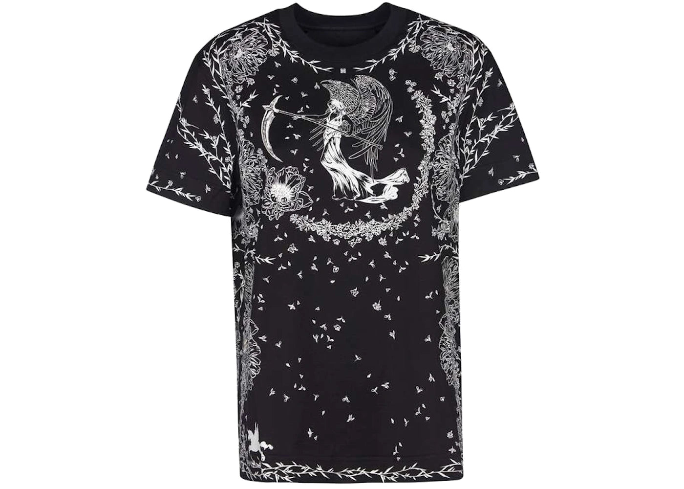 Givenchy Gothic Printed T-Shirt Black