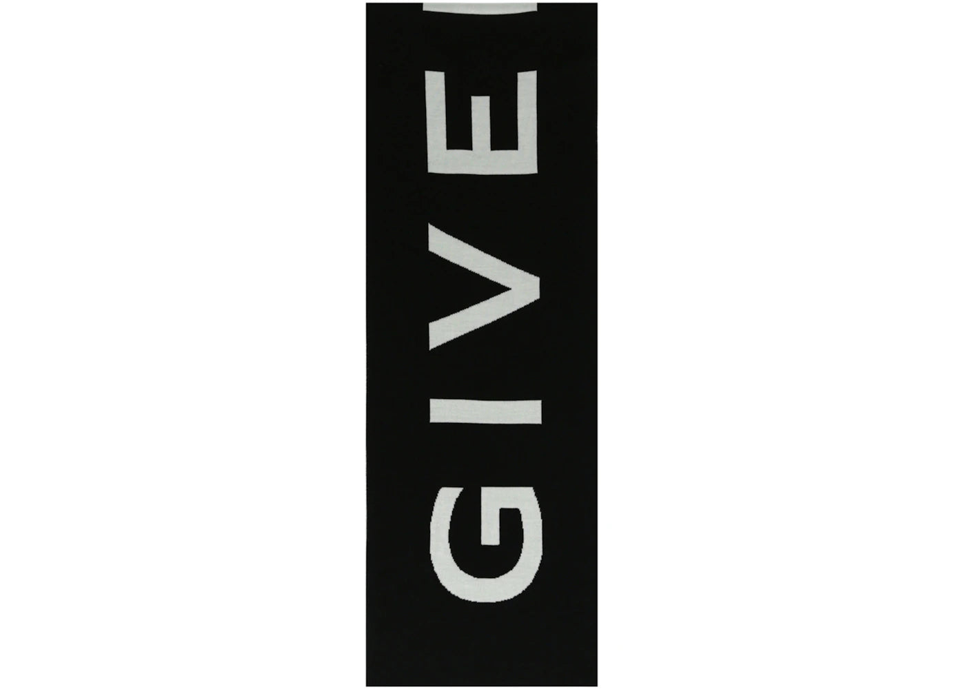Givenchy Jacquard Logo Scarf Black/White