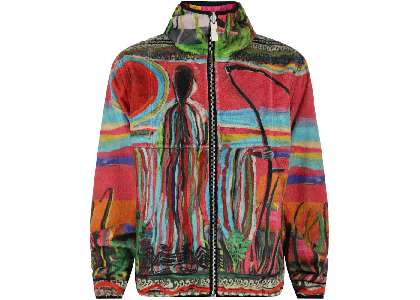 Givenchy Josh Smith Reversible Fleece Jacket Multi