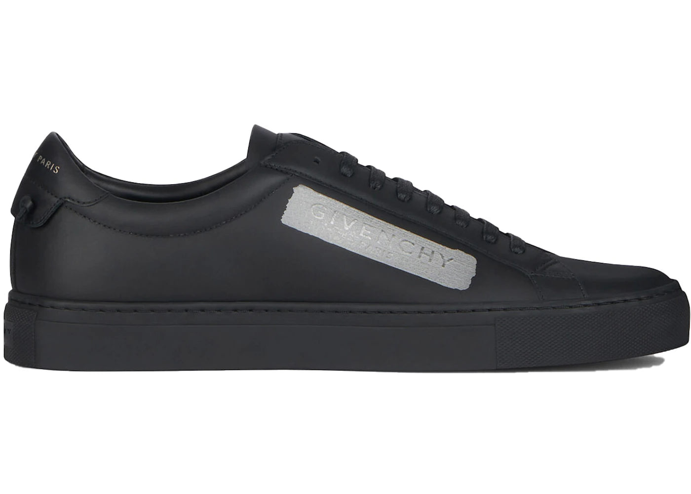 Givenchy Leather Laxtex Band Black Silver