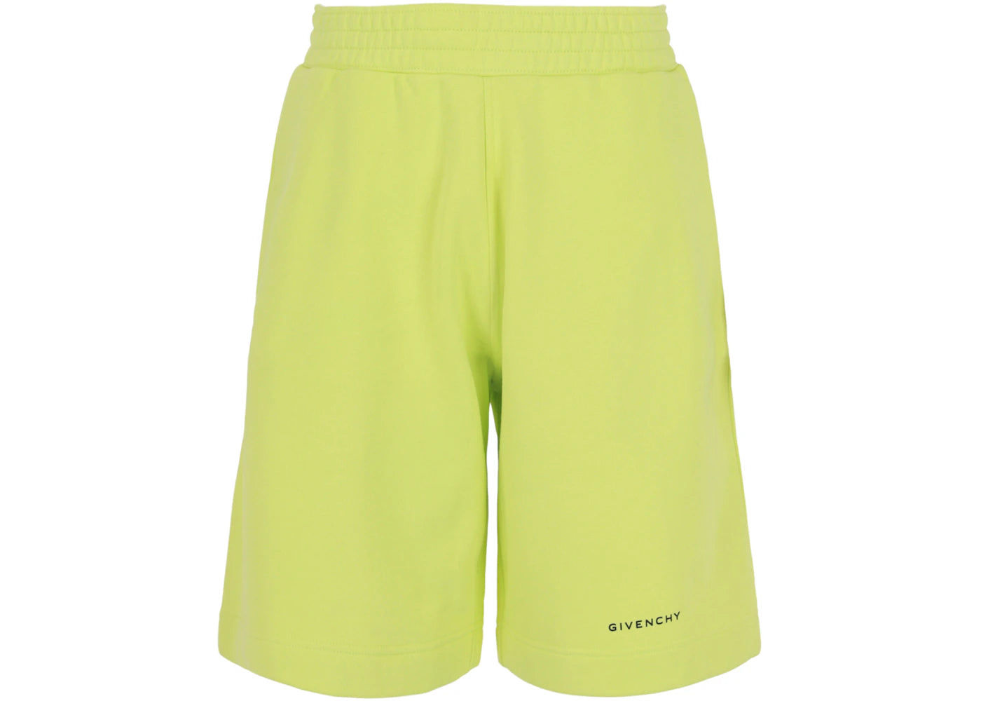 Givenchy Logo Bermuda Sweatshorts Acid Yellow
