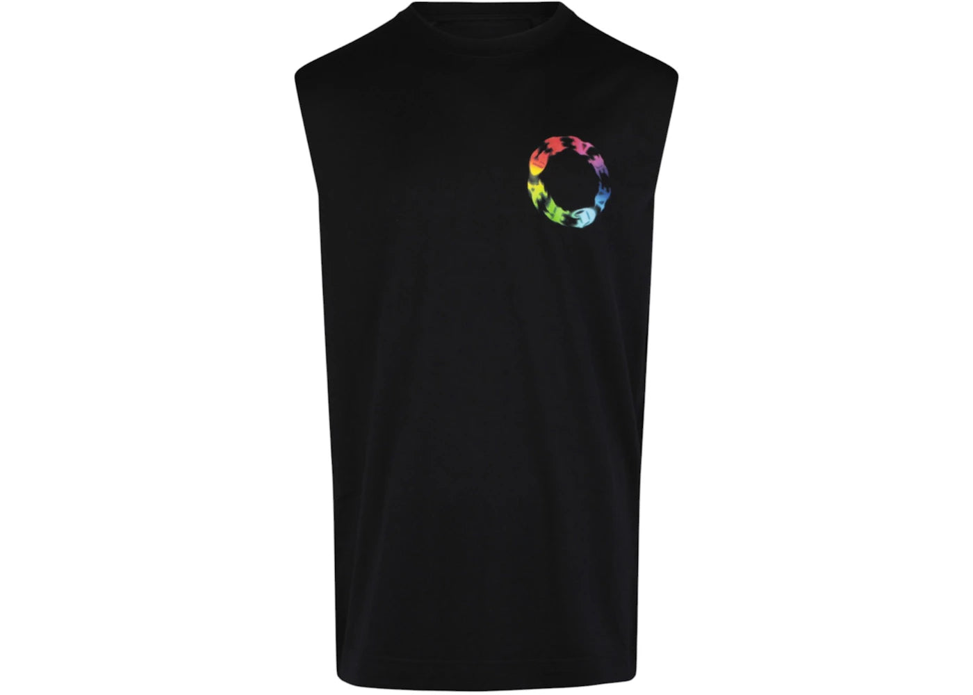 Givenchy Logo Circle Print Slim-Fit T-Shirt Black