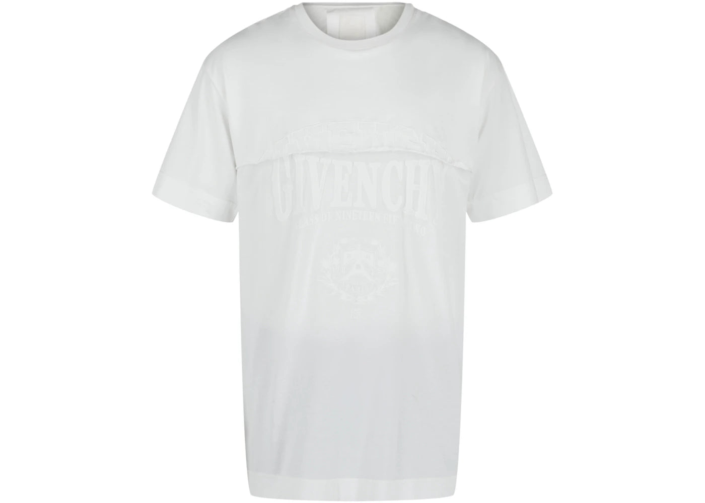 Givenchy Logo Embroidered T-shirt White