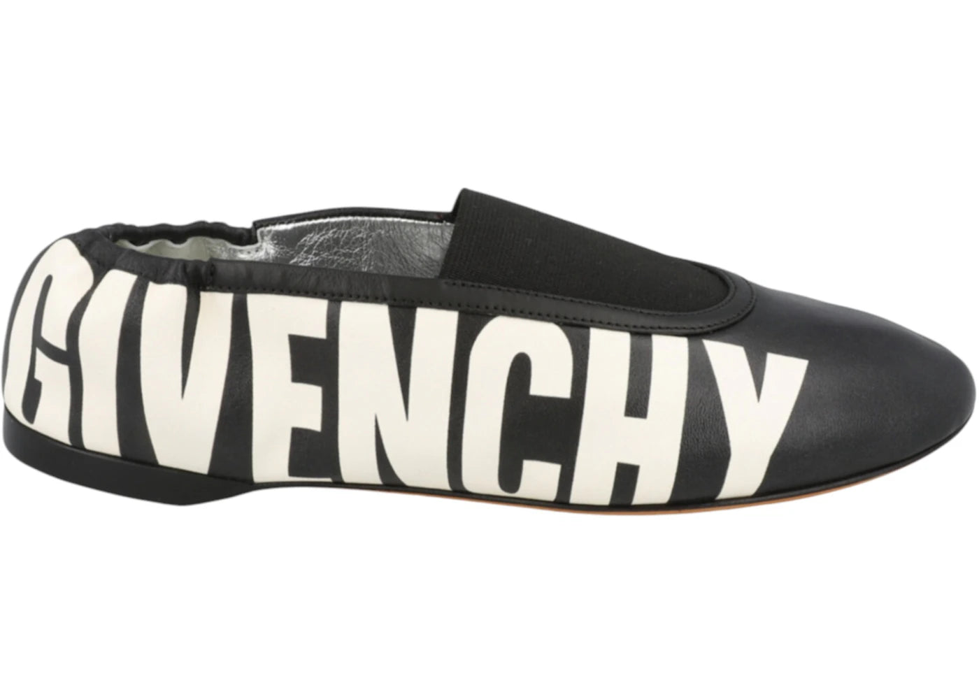 Givenchy Logo Graphic Ballet Flats Black White (Women's)