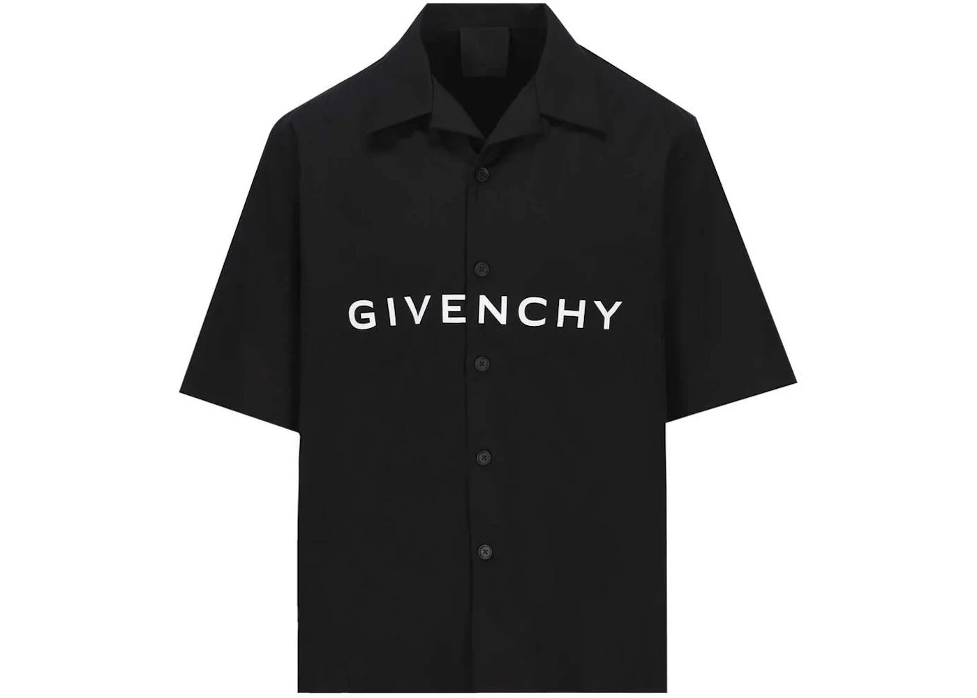 Givenchy Logo Printed Short-Sleeved Shirt Black